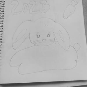 riku-450さんの可愛いうさぎ（卯）のイラストへの提案