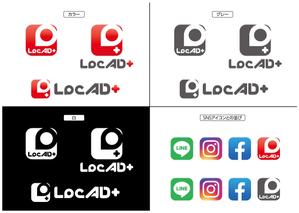 satoshi (izumi_satoshi)さんのサービス開始5周年を迎えた位置情報広告サービス「LocAD+」のロゴ作成への提案