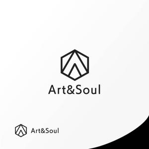 Jelly (Jelly)さんのNFTアートを提供する事業会社「Art&Soul 」のブランドロゴへの提案