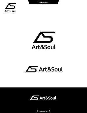 queuecat (queuecat)さんのNFTアートを提供する事業会社「Art&Soul 」のブランドロゴへの提案