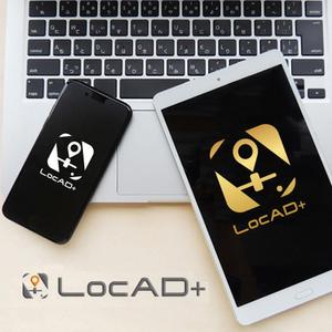 KOZ-DESIGN (saki8)さんのサービス開始5周年を迎えた位置情報広告サービス「LocAD+」のロゴ作成への提案