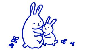 ふくろうさん (daamisan)さんの可愛いうさぎ（卯）のイラストへの提案