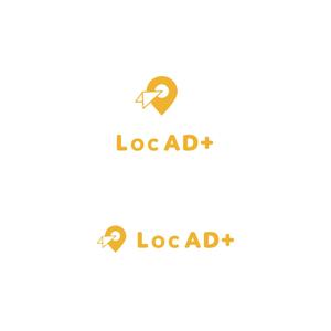 途理tori. (toritoritori3)さんのサービス開始5周年を迎えた位置情報広告サービス「LocAD+」のロゴ作成への提案
