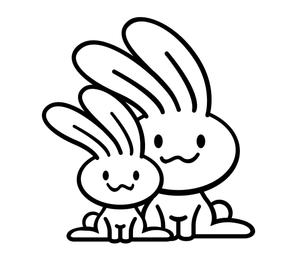 木下斉 (Evii401)さんの可愛いうさぎ（卯）のイラストへの提案