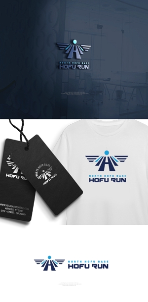 HAND (Handwerksmeister)さんの航空自衛隊基地におけるハーフマラソン大会のロゴ作成への提案
