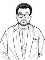 ウエタペ (UeTaPaint)さんのクリニック院長のイラストをお願いしますへの提案