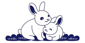 アトリエ ほくほく (hokuhokuma)さんの可愛いうさぎ（卯）のイラストへの提案
