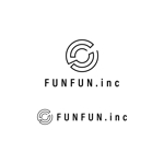 BUTTER GRAPHICS (tsukasa110)さんのシンプルスタイリッシュな「FUNFUN」のロゴへの提案