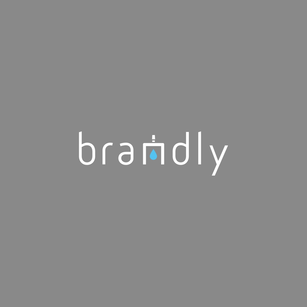 オリジナルデザインでつくれる【パウチ型のお水】「brandly」 のロゴ制作のお願い