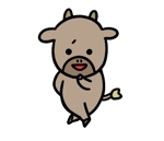 熱々乃おうどん (skm_0521)さんの当社ロゴの牛・豚を基調としたＬＩＮＥスタンプへの提案