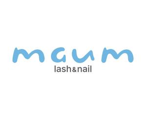 tora (tora_09)さんのネイルとまつエクのお店　maumlash＆nail、MaumLash＆Nail　のロゴへの提案