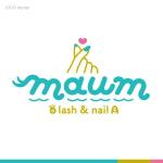 ANDO (a_graphix)さんのネイルとまつエクのお店　maumlash＆nail、MaumLash＆Nail　のロゴへの提案