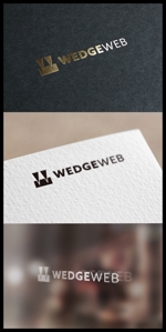 mogu ai (moguai)さんのWEB制作会社「株式会社WEDGEWEB」のロゴへの提案
