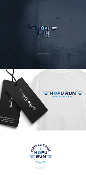 HAND (Handwerksmeister)さんの航空自衛隊基地におけるハーフマラソン大会のロゴ作成への提案