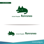 Innocent public tree (nekosu)さんの動物病院「Ronroneo」(ロンロネオ)のロゴへの提案