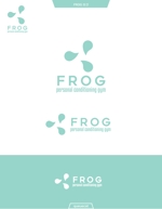 queuecat (queuecat)さんのパーソナルトレーニングジム「FROG」のロゴへの提案