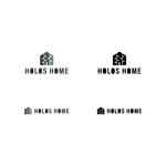 BUTTER GRAPHICS (tsukasa110)さんの注文住宅の工務店、HOLOS HOMEのロゴへの提案