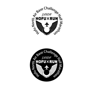 tukasagumiさんの航空自衛隊基地におけるハーフマラソン大会のロゴ作成への提案