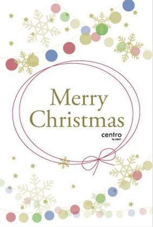 えんどう (-endo-)さんの2022年美容室のクリスマスDMデザイン（表・裏）への提案