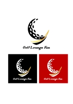 株式会社arps (arps_heptagon)さんの会員制シミュレーションゴルフラウンジ「Golf Lounge Fun」のロゴへの提案