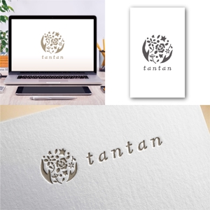 Hi-Design (hirokips)さんのアニバーサリーケーキを売りにしたカフェ「tantan」のロゴへの提案