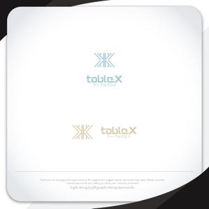 XL@グラフィック (ldz530607)さんの新設企業「tableX株式会社」の企業ロゴ制作への提案