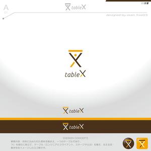 okam- (okam_free03)さんの新設企業「tableX株式会社」の企業ロゴ制作への提案