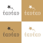 m_flag (matsuyama_hata)さんのアニバーサリーケーキを売りにしたカフェ「tantan」のロゴへの提案