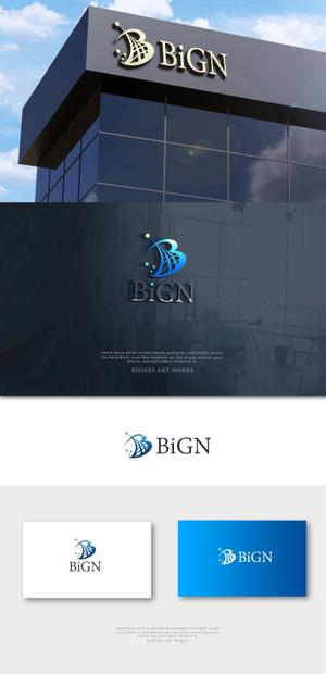 NJONESKYDWS (NJONES)さんの廃漁網回収・再生の活性化に向けたアクティビティ「BiGN」のロゴへの提案