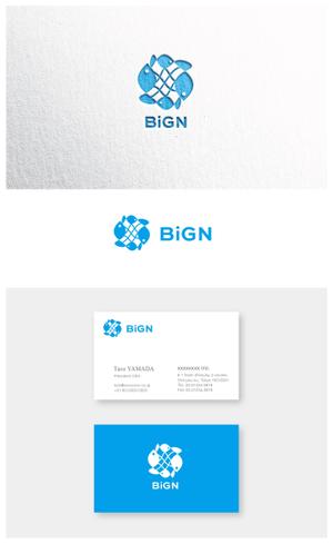 ainogin (ainogin)さんの廃漁網回収・再生の活性化に向けたアクティビティ「BiGN」のロゴへの提案
