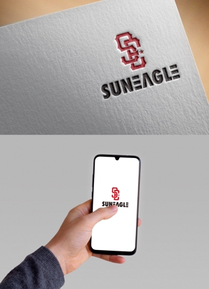清水　貴史 (smirk777)さんのアパレルブランド「SUN  EAGLE」のロゴへの提案