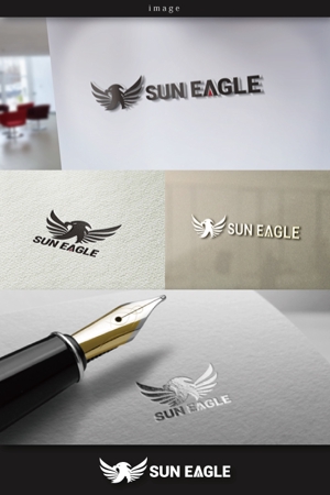 coco design (tomotin)さんのアパレルブランド「SUN  EAGLE」のロゴへの提案