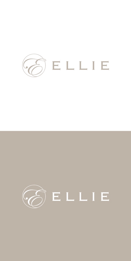ヘッドディップ (headdip7)さんの海外住宅のような美しい框デザインの洗面化粧台「ELLIE」のロゴへの提案