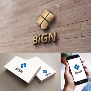 it_tad (it_tad)さんの廃漁網回収・再生の活性化に向けたアクティビティ「BiGN」のロゴへの提案