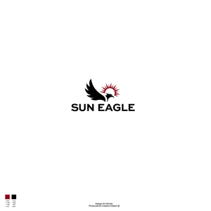 red3841 (red3841)さんのアパレルブランド「SUN  EAGLE」のロゴへの提案