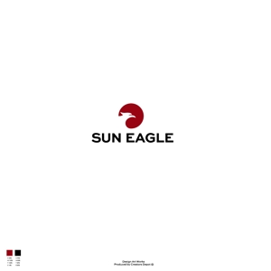 red3841 (red3841)さんのアパレルブランド「SUN  EAGLE」のロゴへの提案