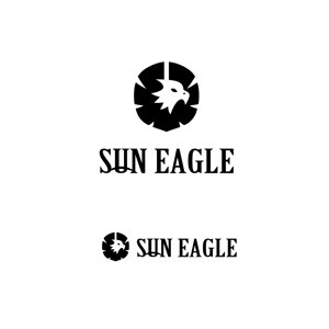 スタジオきなこ (kinaco_yama)さんのアパレルブランド「SUN  EAGLE」のロゴへの提案