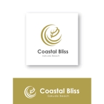 m_flag (matsuyama_hata)さんの新築貸別荘「Coastal Bliss」のロゴへの提案