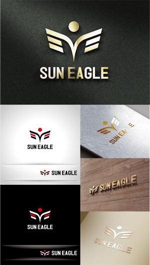 k_31 (katsu31)さんのアパレルブランド「SUN  EAGLE」のロゴへの提案