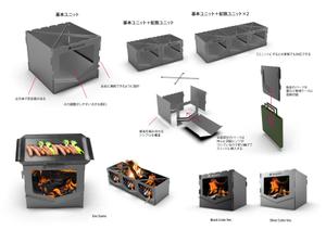 TD inc. (SAKYTA)さんのアウトドアブランドGRINGATEの新作焚き火台デザインへの提案