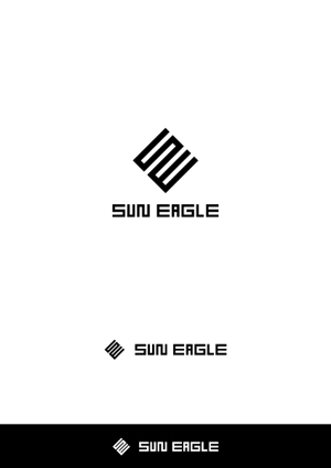 ヘブンイラストレーションズ (heavenillust)さんのアパレルブランド「SUN  EAGLE」のロゴへの提案