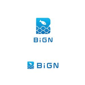 スタジオきなこ (kinaco_yama)さんの廃漁網回収・再生の活性化に向けたアクティビティ「BiGN」のロゴへの提案