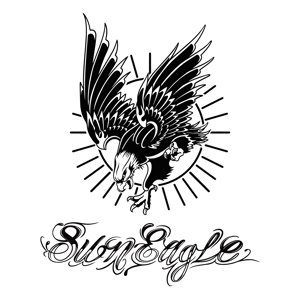 TS Design (twisoudes)さんのアパレルブランド「SUN  EAGLE」のロゴへの提案