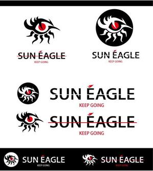 ambrose design (ehirose3110)さんのアパレルブランド「SUN  EAGLE」のロゴへの提案