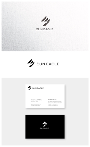 ainogin (ainogin)さんのアパレルブランド「SUN  EAGLE」のロゴへの提案