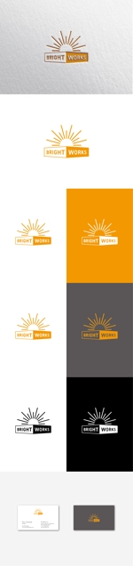 wato (wato1)さんの建築・不動産・太陽光のブライトワークスのロゴ作成への提案