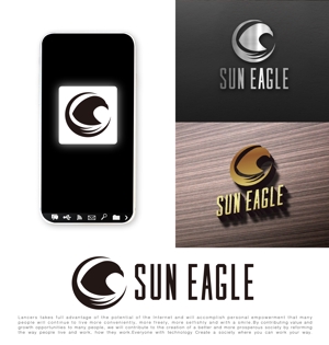 tog_design (tog_design)さんのアパレルブランド「SUN  EAGLE」のロゴへの提案