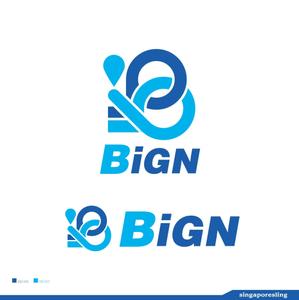 鷹見創作所 (singaporesling)さんの廃漁網回収・再生の活性化に向けたアクティビティ「BiGN」のロゴへの提案