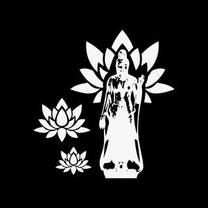 Miyagino (Miyagino)さんの永代供養墓に、サンドブラストにて彫刻する聖観世音菩薩様立像のイラストへの提案