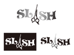 岩谷 優生@projectFANfare (live_01second)さんの複合型美容室「SLASH」のロゴへの提案